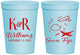 Personalized Wedding 16 oz Stadium Cups - Fiji | 524