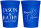 Personalized Wedding 16 oz Stadium Cups - Guam | 526