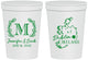 Personalized Wedding 16 oz Stadium Cups - Ireland | 528