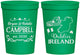 Personalized Wedding 16 oz Stadium Cups - Ireland | 529