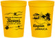 Personalized Wedding 16 oz Stadium Cups - Jamaica | 531