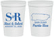 Personalized Wedding 16 oz Stadium Cups - Puerto Rico | 538