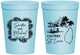 Personalized Wedding 16 oz Stadium Cups - St Lucia | 541