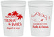 Personalized Wedding 16 oz Stadium Cups - Turks And Caicos | 547