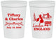 Personalized Wedding 16 oz Stadium Cups - England | 549