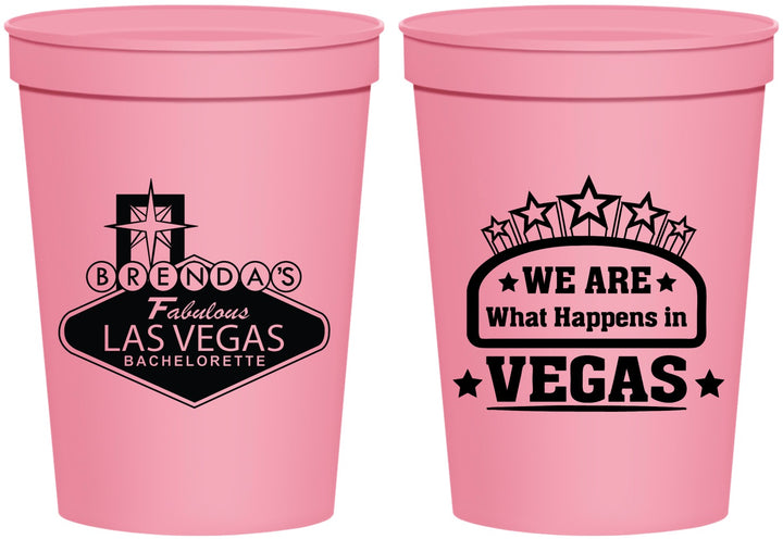 Personalized Bachelorette 16 oz Stadium Cups - Las Vegas | 60016