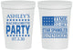 Personalized Bachelorette 16 oz Stadium Cups - Star Spangled Hammered | 60025