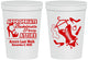 Personalized Bachelorette 16 oz Stadium Cups - Last Walk | 60032