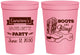 Personalized Bachelorette 16 oz Stadium Cups - Boots And Bling | 60044
