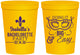 Personalized Bachelorette 16 oz Stadium Cups - Mardi Gras | 60059