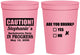 Personalized Bachelorette 16 oz Stadium Cups - Drunk Yes Or No | 60083