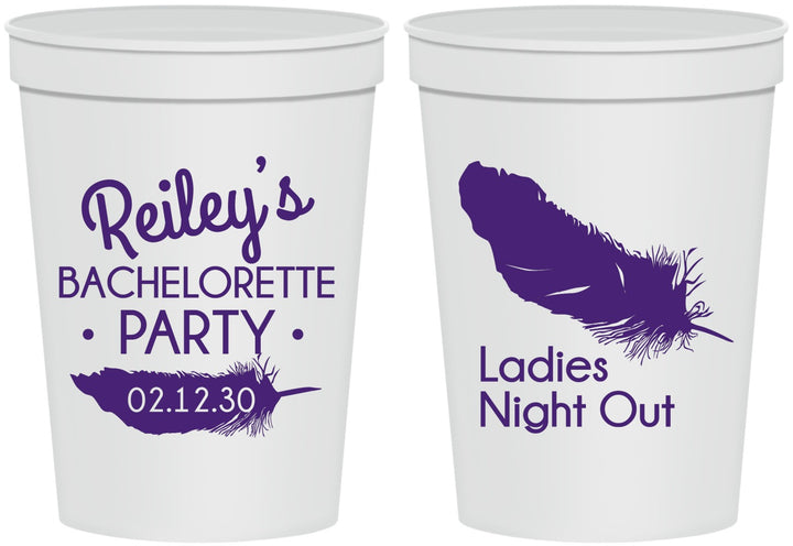 Personalized Bachelorette 16 oz Stadium Cups - Ladies Night Out | 60087