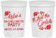 Personalized Bachelorette 16 oz Stadium Cups - Just The Girls | 60089