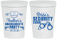 Personalized Bachelorette 16 oz Stadium Cups - Police Security Crew | 60091