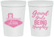 Personalized Bachelorette 16 oz Stadium Cups - Good Girls Naughty | 60111