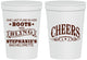 Personalized Bachelorette 16 oz Stadium Cups - Boots And Bling | 60118