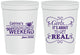 Personalized Bachelorette 16 oz Stadium Cups - About To Get Real | 60123