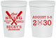 Personalized Bachelorette 16 oz Stadium Cups - Last Swing Before Ring | 60127