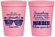 Personalized Bachelorette 16 oz Stadium Cups - Something Borrowed | 60133