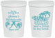Personalized Bachelorette 16 oz Stadium Cups - Sun Sand Drink Hand | 60134