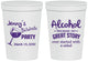 Personalized Bachelorette 16 oz Stadium Cups - Alcohol | 60138
