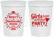 Personalized Bachelorette 16 oz Stadium Cups - Girls Just Wanna Party | 60139