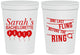 Personalized Bachelorette 16 oz Stadium Cups - Last Fling Before Rings | 60140