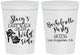 Personalized Bachelorette 16 oz Stadium Cups - Last Walk Wild Side | 60148
