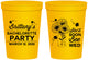 Personalized Bachelorette 16 oz Stadium Cups - She Will Soon Bee Wed | 60151