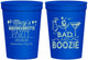 Personalized Bachelorette 16 oz Stadium Cups - Bad And Boozie | 60155