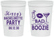 Personalized Bachelorette 16 oz Stadium Cups - Bad And Boozie | 60156