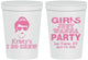 Personalized Bachelorette 16 oz Stadium Cups - Girls Just Wanna Party | 60158