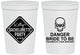 Personalized Bachelorette 16 oz Stadium Cups - Danger Bride To Be | 60165