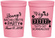 Personalized Bachelorette 16 oz Stadium Cups - Las Vegas | 60170