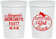 Personalized Bachelorette 16 oz Stadium Cups - Official Girl Code | 60176