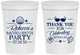 Personalized Bachelorette 16 oz Stadium Cups - Beach | 60177