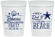 Personalized Bachelorette 16 oz Stadium Cups - Beach | 60183