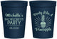 Personalized Bachelorette 16 oz Stadium Cups - Party Like A Pineapple | 60193