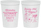 Personalized Bachelorette 16 oz Stadium Cups - Raising Hell In Vegas | 60196