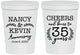 Personalized Anniversary 16 oz Stadium Cups - Cheers To 35 Years | 80004
