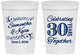 Personalized Anniversary 16 oz Stadium Cups - 30 Years Together | 80013