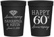 Personalized Anniversary 16 oz Stadium Cups - 60th Wedding | 80019