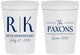 Personalized Anniversary 16 oz Stadium Cups - 20th Wedding | 80021
