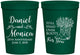 Personalized Anniversary 16 oz Stadium Cups - 25th Wedding | 80022