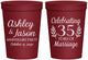 Personalized Anniversary 16 oz Stadium Cups - 35 Years Of Marriage | 80024
