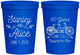 Personalized Anniversary 16 oz Stadium Cups - Cheers To 40 Years | 80025