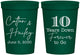 Personalized Anniversary 16 oz Stadium Cups - Just Married 10 Years Ago | 80030
