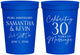 Personalized Anniversary 16 oz Stadium Cups - 30 Years Of Marriage | 80033