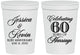 Personalized Anniversary 16 oz Stadium Cups - 60 Years Of Marriage | 80039