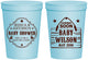 Personalized Baby Shower 16 oz Stadium Cups - Gender Reveal Buck Or Doe | 90002